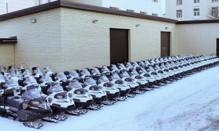 Снегоходы и сани: Госкомитет Татарстана по биоресурсам получил 90 единиц техники - телеканал НТР 24