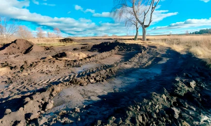 Тысячи километров плодородной почвы сняли и переместили в Нижнекамском районе - НТР 24