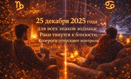 Гороскоп на 25 декабря для всех знаков зодиака: Раки тянутся к близости, Козероги отпускают контроль