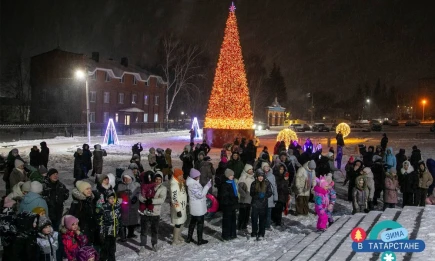 Открылась новогодняя ёлка на Красном Ключе - телеканал НТР 24