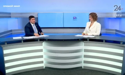 «Прямая связь». Мэр Нижнекамска Радмир Беляев - телеканал НТР 24