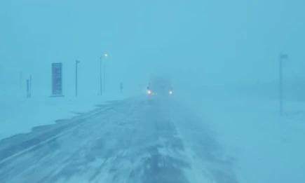 На М-5 в Татарстане из-за метели введено ограничения движения - телеканал НТР 24