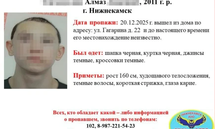 В Нижнекамске с субботы ищут пропавшего подростка