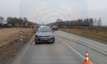 В Лаишевском районе иномарка насмерть сбила дорожного рабочего - НТР 24