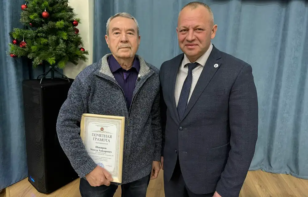 Мансур Шакиров, врач из Нижнекамска с Сергеем Мерясевым