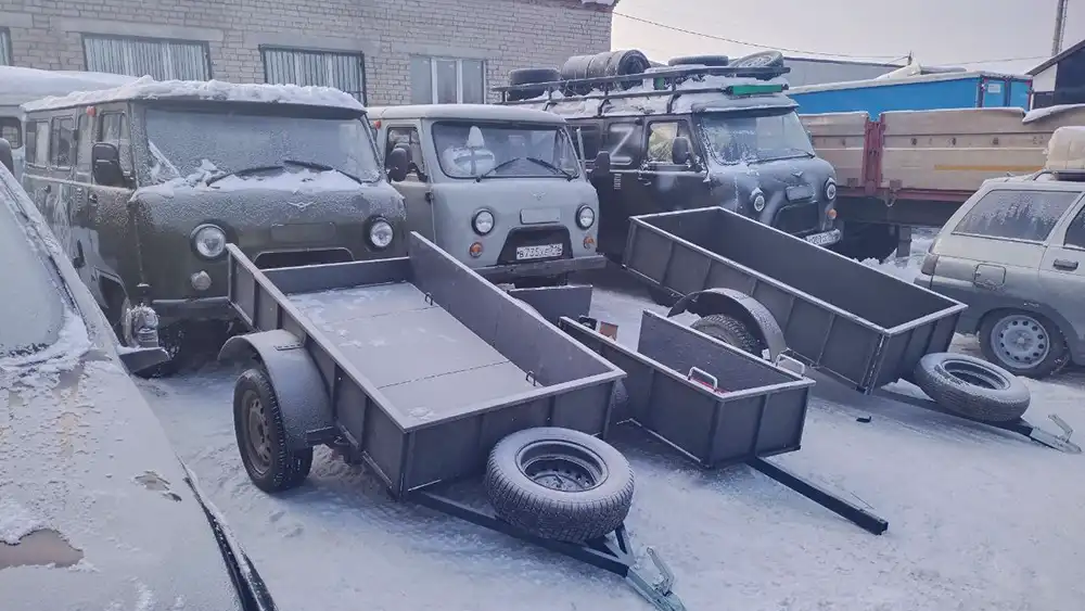 Автомобили и прицепы для отправки на СВО