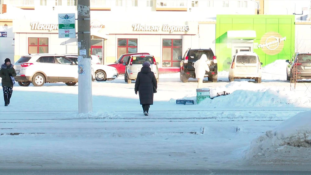 Зима в Нижнекамске