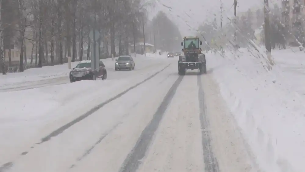 Заснеженная трасса