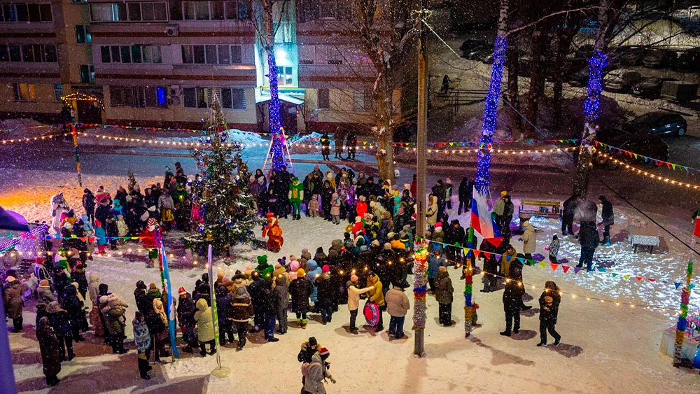 Зимний фестиваль в Нижнекамске