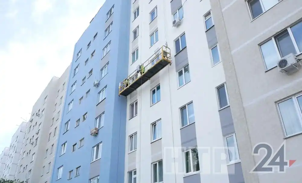 покраска фасада дома