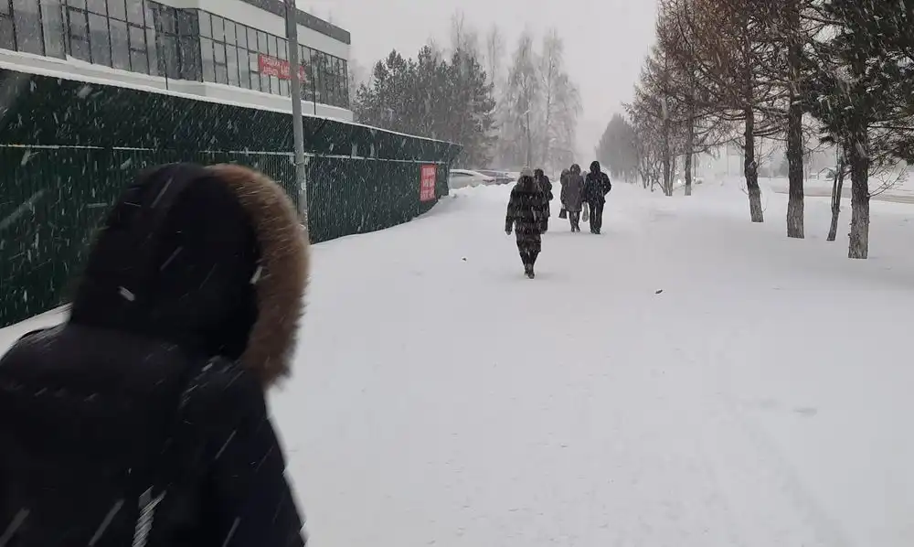 метель на улице