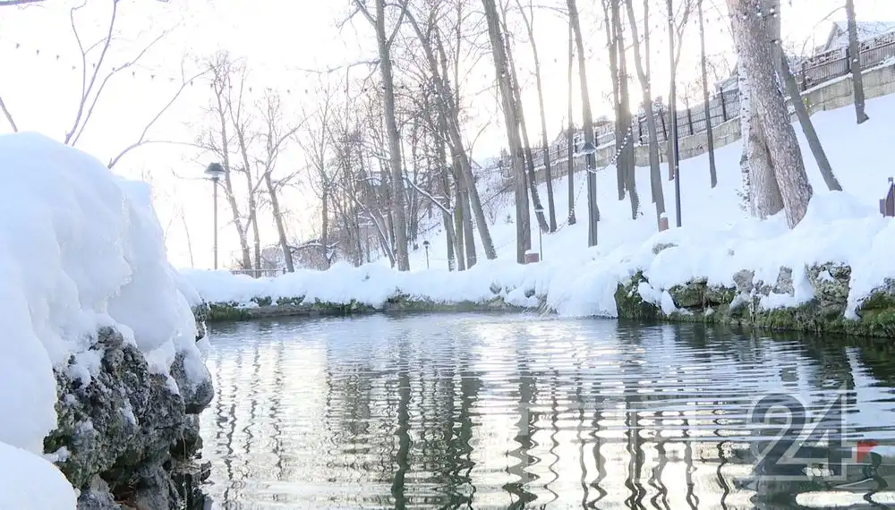 купель на территории родника Святой ключ в Нижнекамске