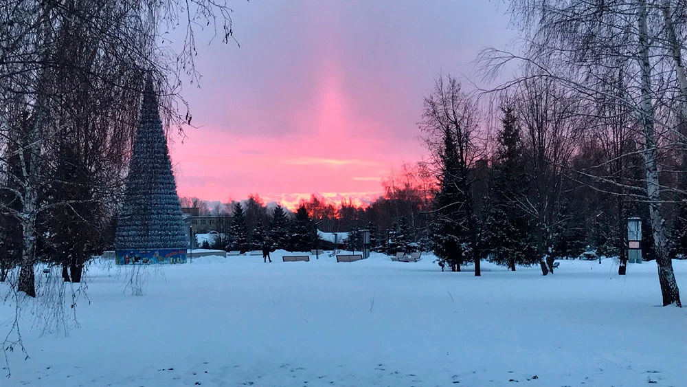 Закат в Нижнекамске