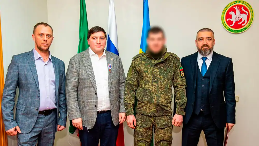 Награждение медалью