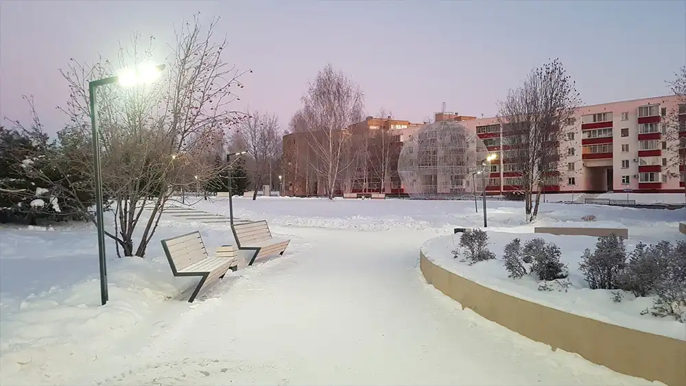 Зима в Нижнекасмке