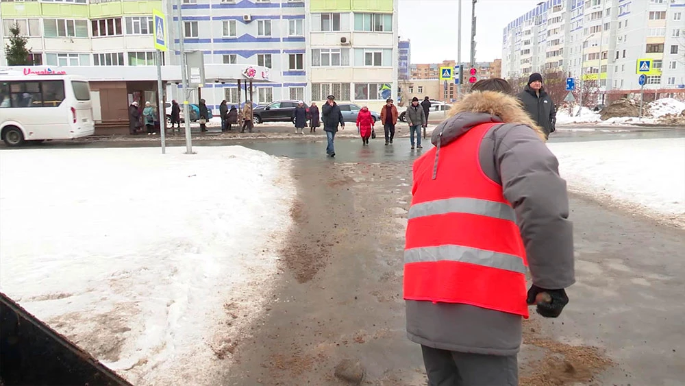Гололёд в Нижнекамске