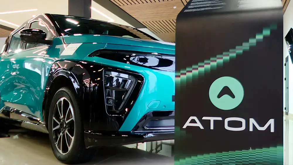 Автомобиль «АТОМ» на презентации в Нижнекамске