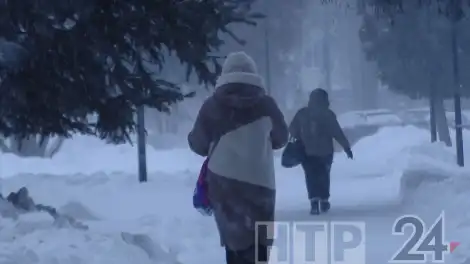 Сколько ещё продлятся снегопады в Татарстане, показал прогноз погоды - телеканал НТР 24