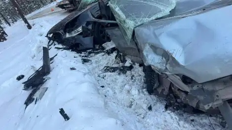 В Нижнекамске на трассе в сторону Ильинки произошло лобовое столкновение - телеканал НТР 24