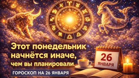 Гороскоп на 26 января 2026 года: почему стоит быть особенно осторожными с деньгами