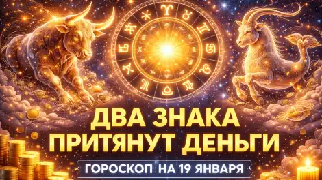 Два знака могут неожиданно притянуть деньги — гороскоп на 19 января