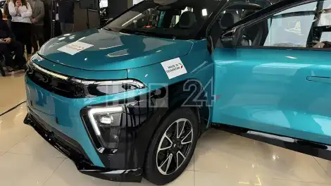 В Нижнекамске презентовали новый отечественный электромобиль «АТОМ» - телеканал НТР 24