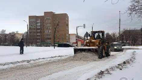 Коммунальные службы Нижнекамска борются с последствиями снегопадов - телеканал НТР 24