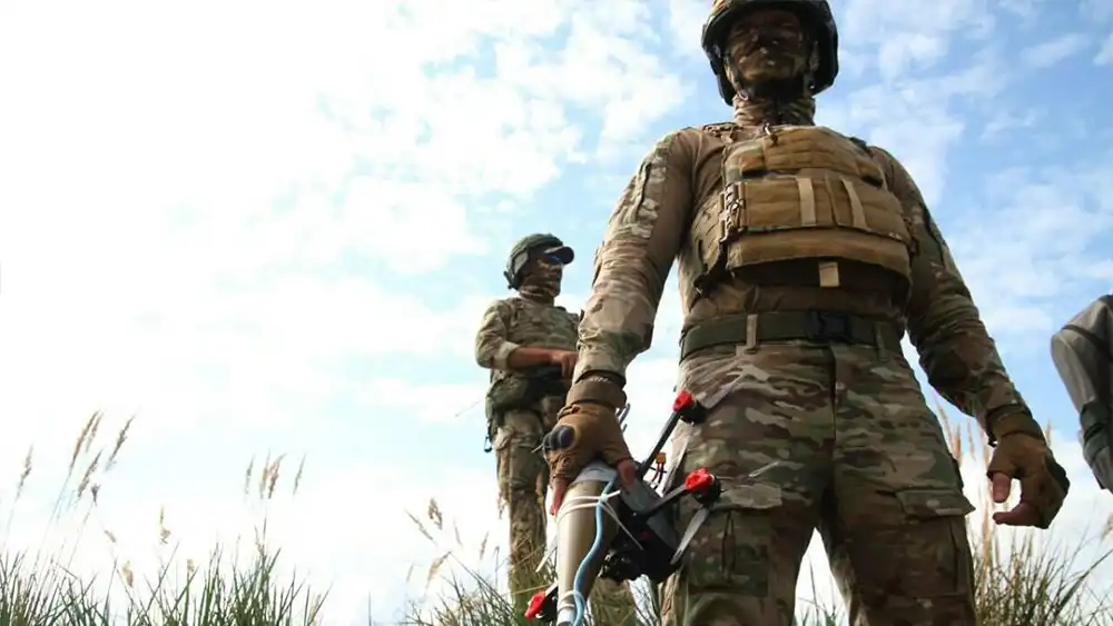 Солдаты с беспилотниками