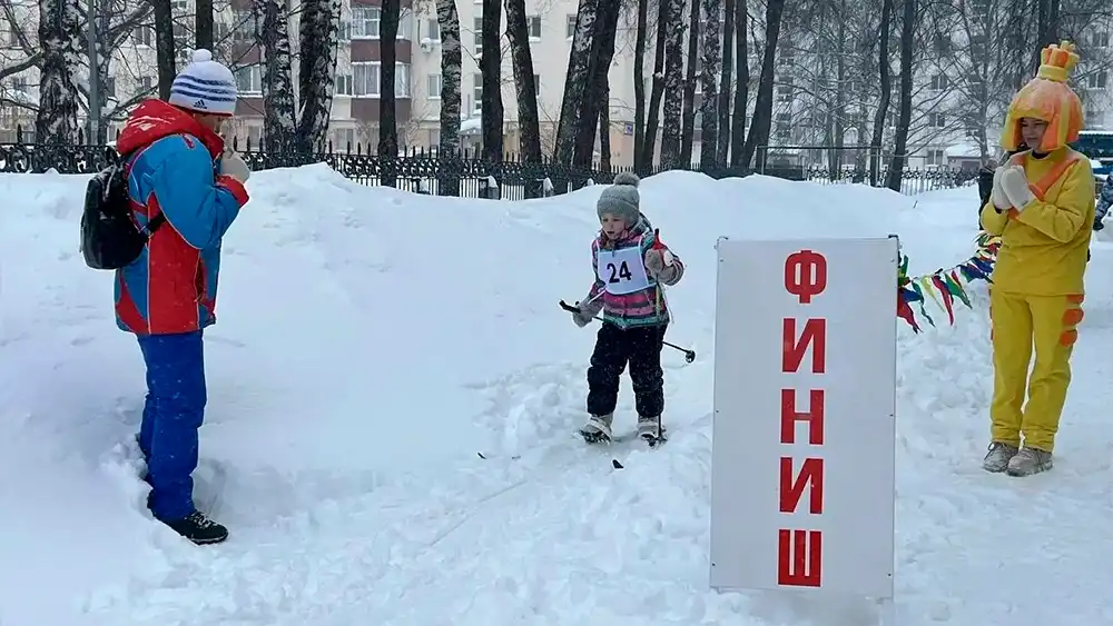 Лыжный марафон для дошкольников