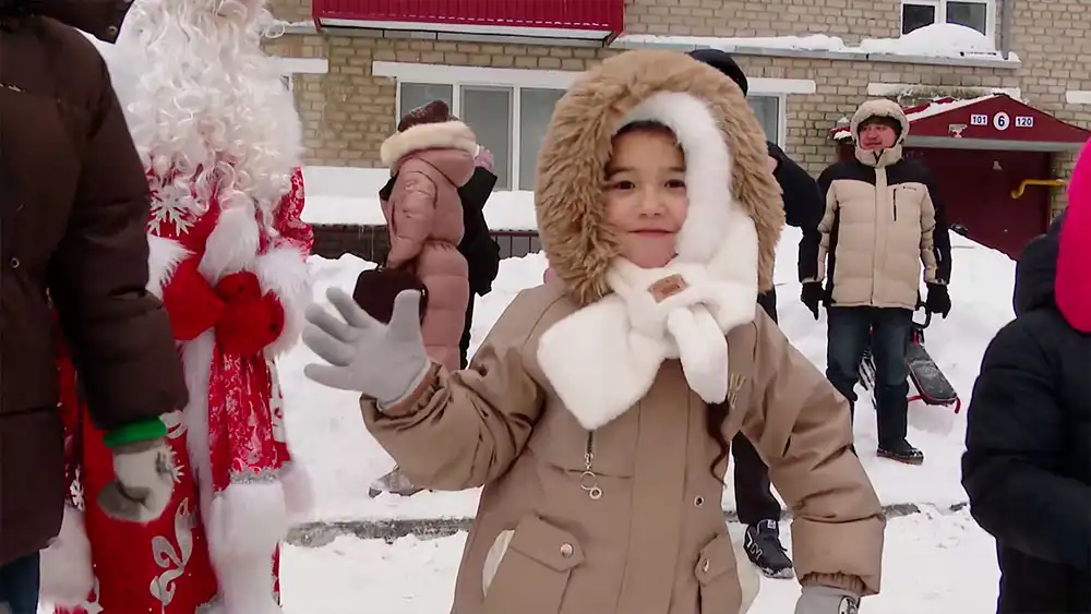 Праздник во дворе дома № 24 по улице Тукая