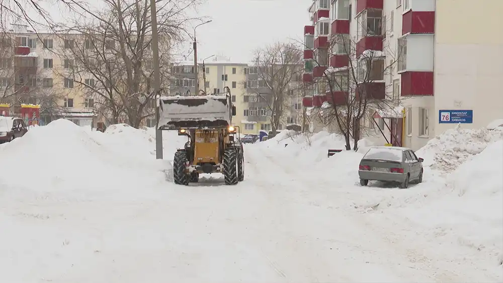 Зима в Нижнекамске