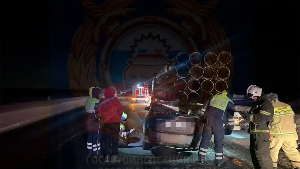 Последствия ДТП в Елабужском районе Татарстана