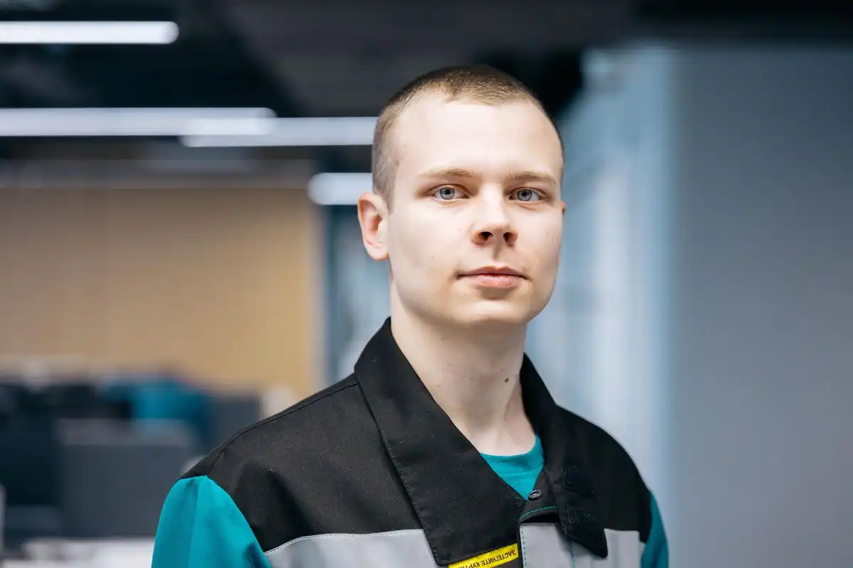 Участник отраслевого конкурса профмастерства «Алабуга-skills» Данил Андрианов из Нижнекамска