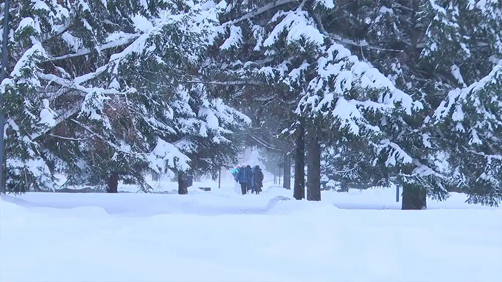 Зима в Нижнекасмке