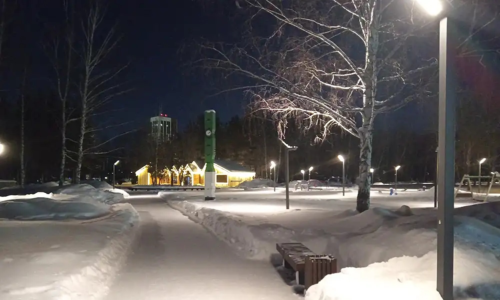 Зимний парк Семья в Нижнекамске