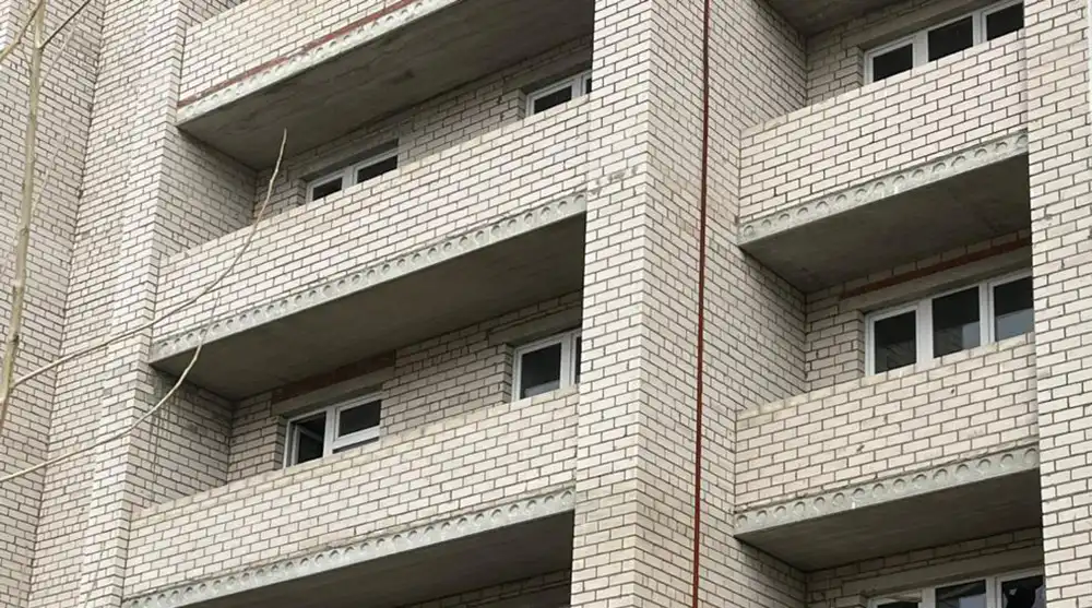 Строящийся многоквартирный дом в Нижнекамске