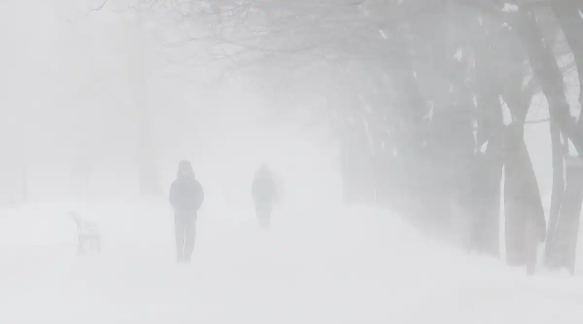 туман в городе