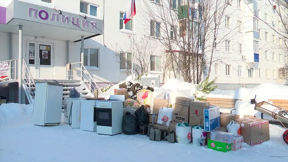 Гуманитарный груз на СВО