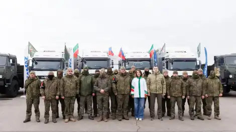 Альфия Когогина доставила очередной гуманитарный груз в зону спецоперации - телеканал НТР 24