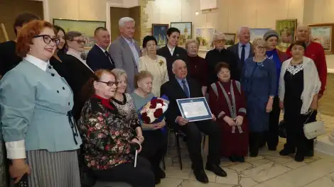 В Нижнекамске отметили 80-летний юбилей первостроителя Василия Носова - телеканал НТР 24