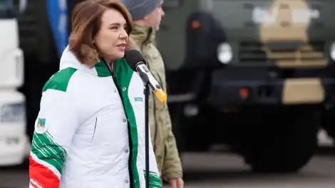 Альфия Когогина доставила очередной гуманитарный груз бойцам на передовой - телеканал НТР 24