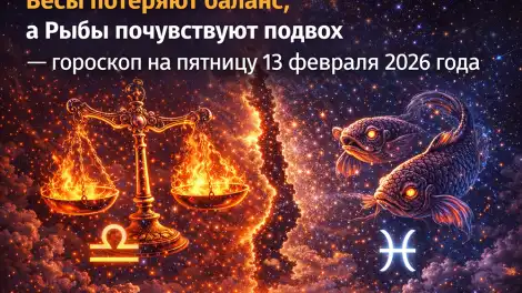 Весы потеряют баланс, а Рыбы почувствуют подвох — гороскоп на пятницу 13 февраля 2026 года