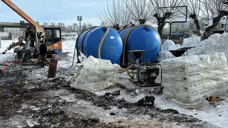 В посёлке ГЭС начался ремонт 2 км сетей хозяйственно-бытовой канализации - телеканал НТР 24