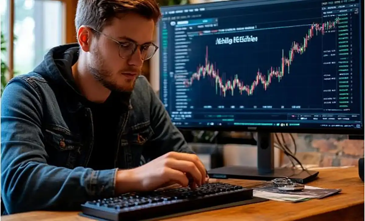 Трейдер за компьютером