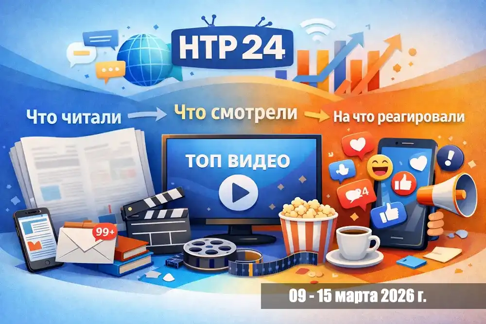 Рейтинг материалов на сайте и в соцсетях НТР 24 с 9 по 15 марта 2026 года