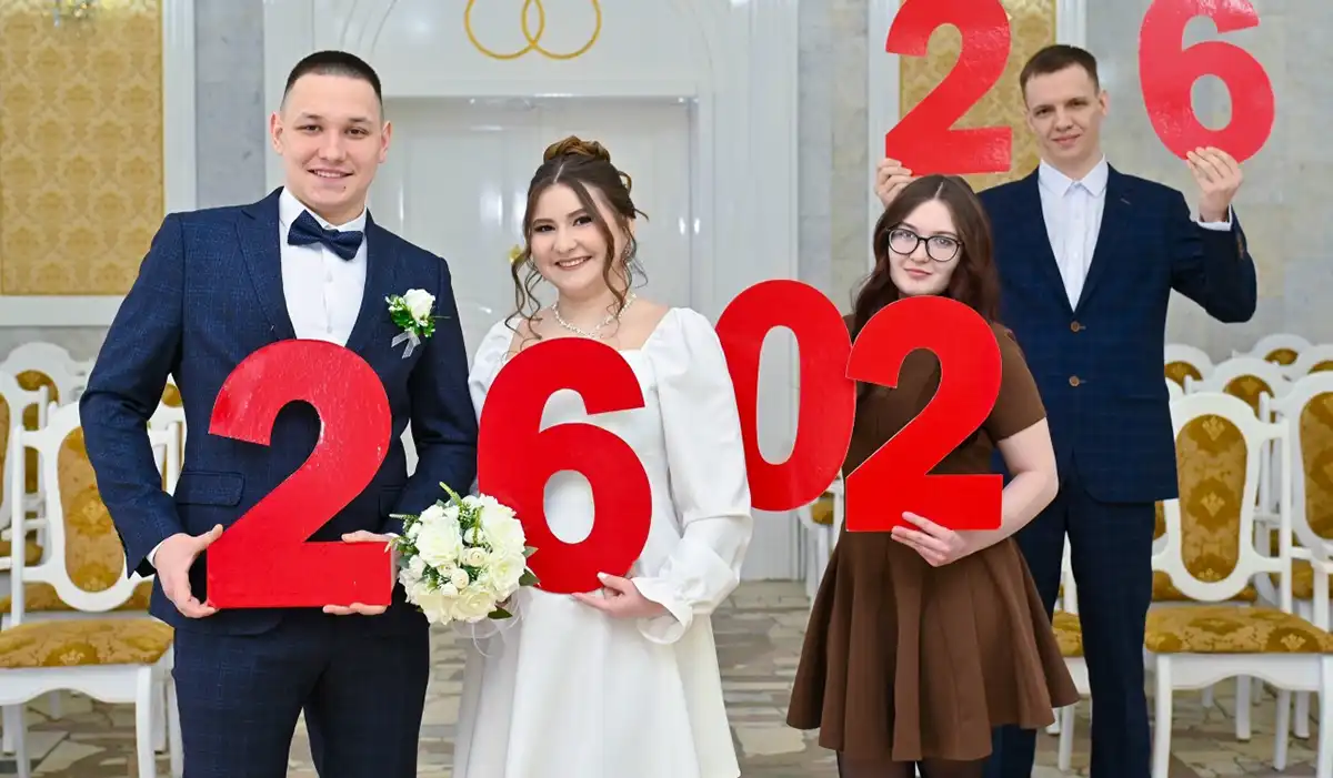 Молодожены в ЗАГС Нижнекамска