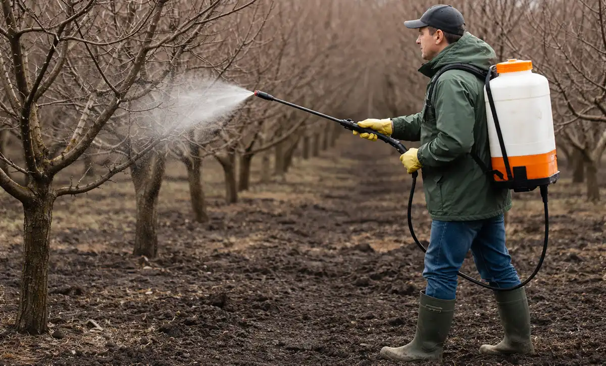 весенняя обработка сада