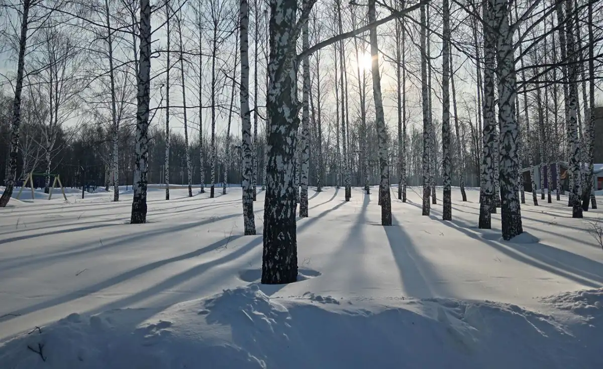 Весна в Нижнекамске, парк Семья