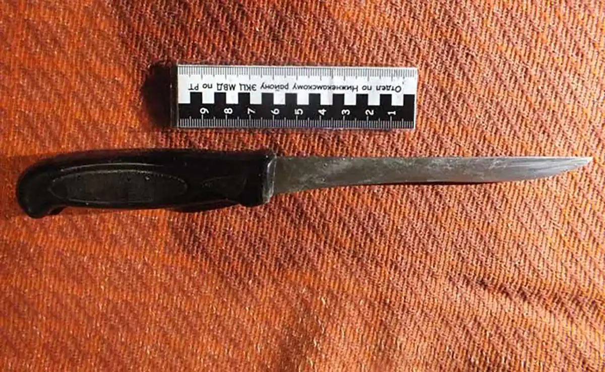 Нож, с помощью которого в Нижнекамске было совершено преступление