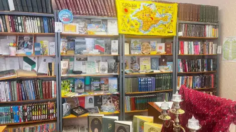 В нижнекамской библиотеке открылась выставка, посвященная воссоединению с Крымом - телеканал НТР 24